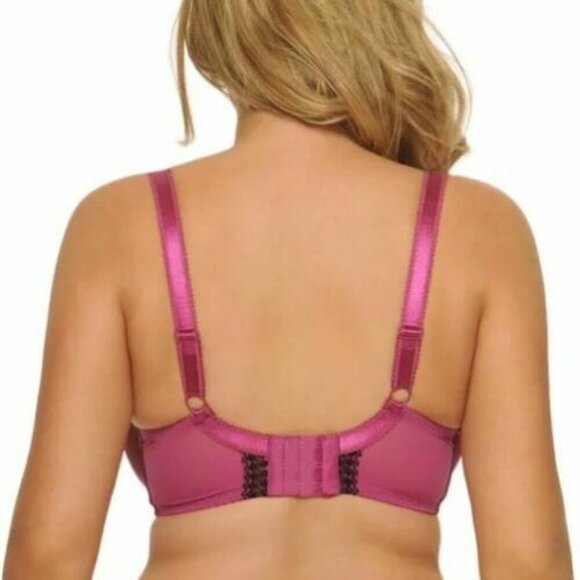 Curvy Kate GIA Balcony Bra US 30K CK2101 Boysenberry/Black - Picture 7 of 8